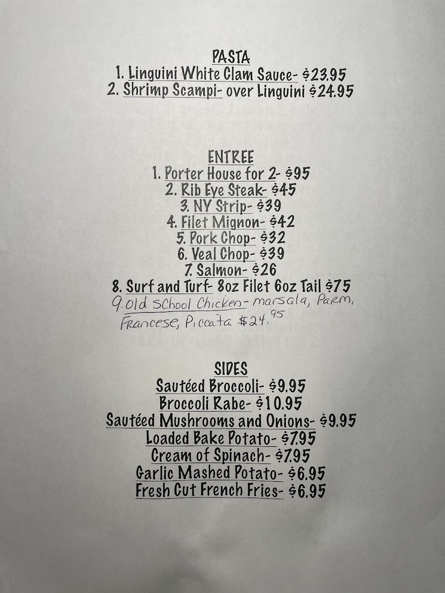 Angelo's Steak House Photo Menu 6