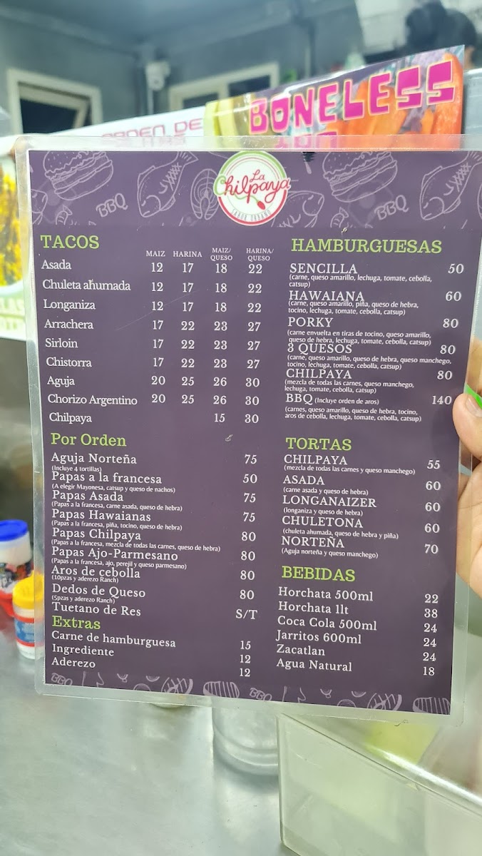 La Chilpaya Photo Menu 2
