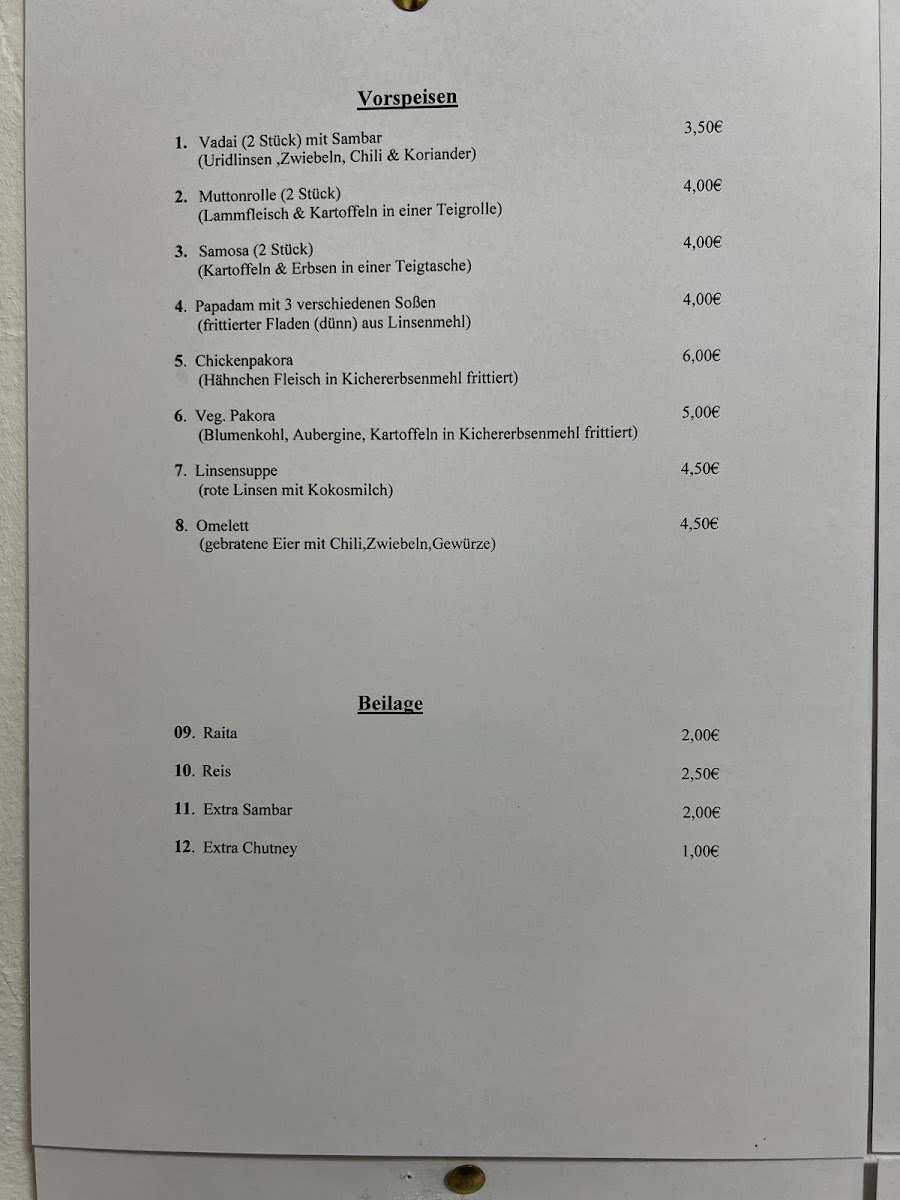Ganesha Restaurant Photo Menu 10
