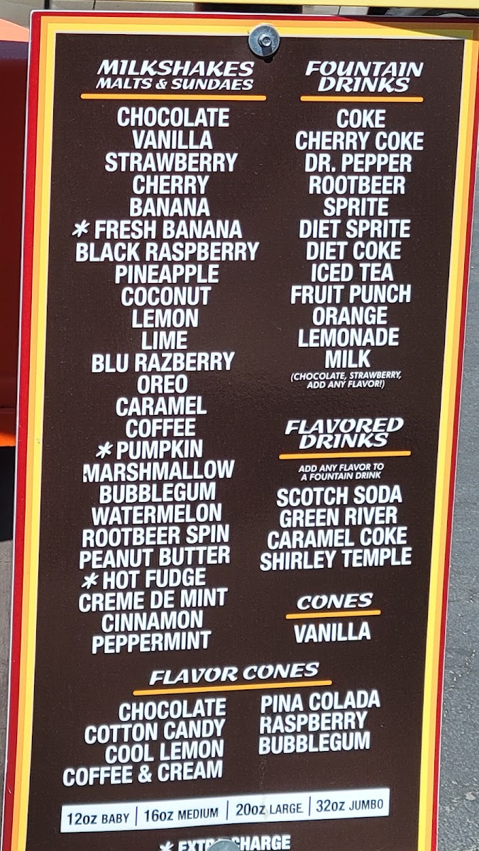 Viking Drive In Photo Menu 2