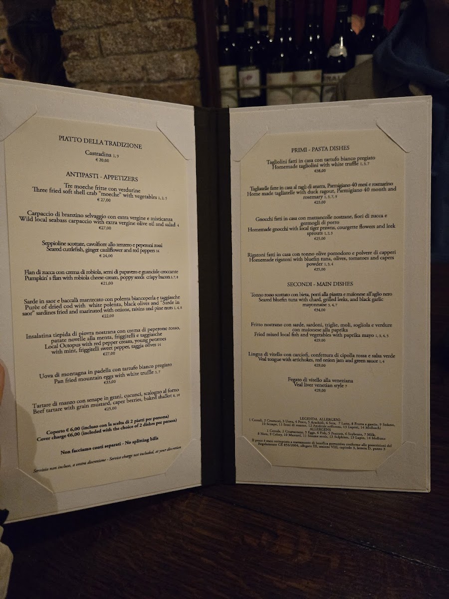 Osteria Ai Assassini Photo Menu 2