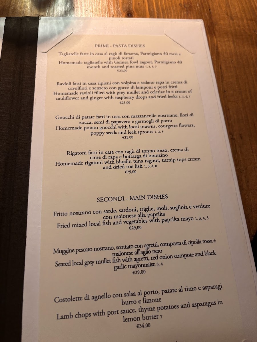 Osteria Ai Assassini Photo Menu 3