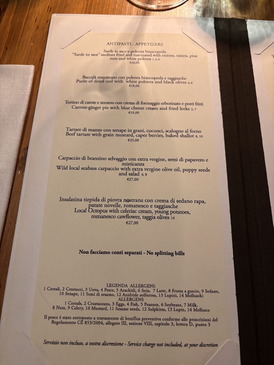 Osteria Ai Assassini Photo Menu 4