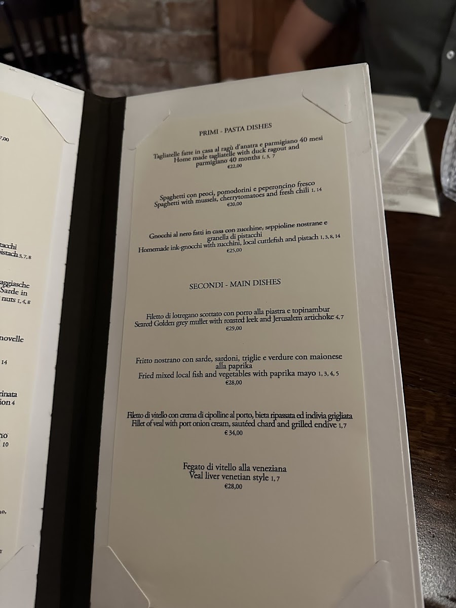 Osteria Ai Assassini Photo Menu 9