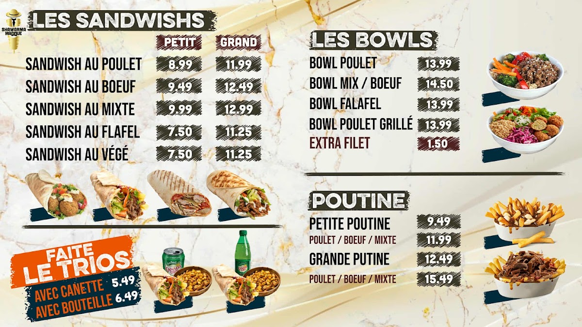 Shawarma Magique Photo Menu 2
