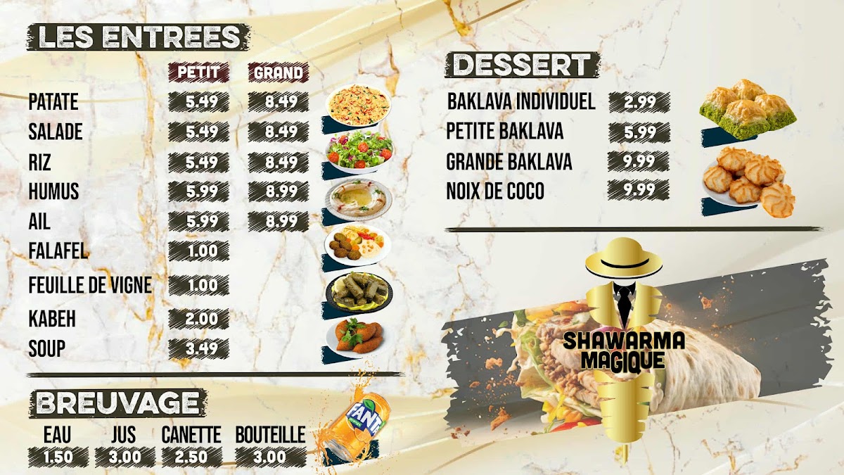 Shawarma Magique Photo Menu 3