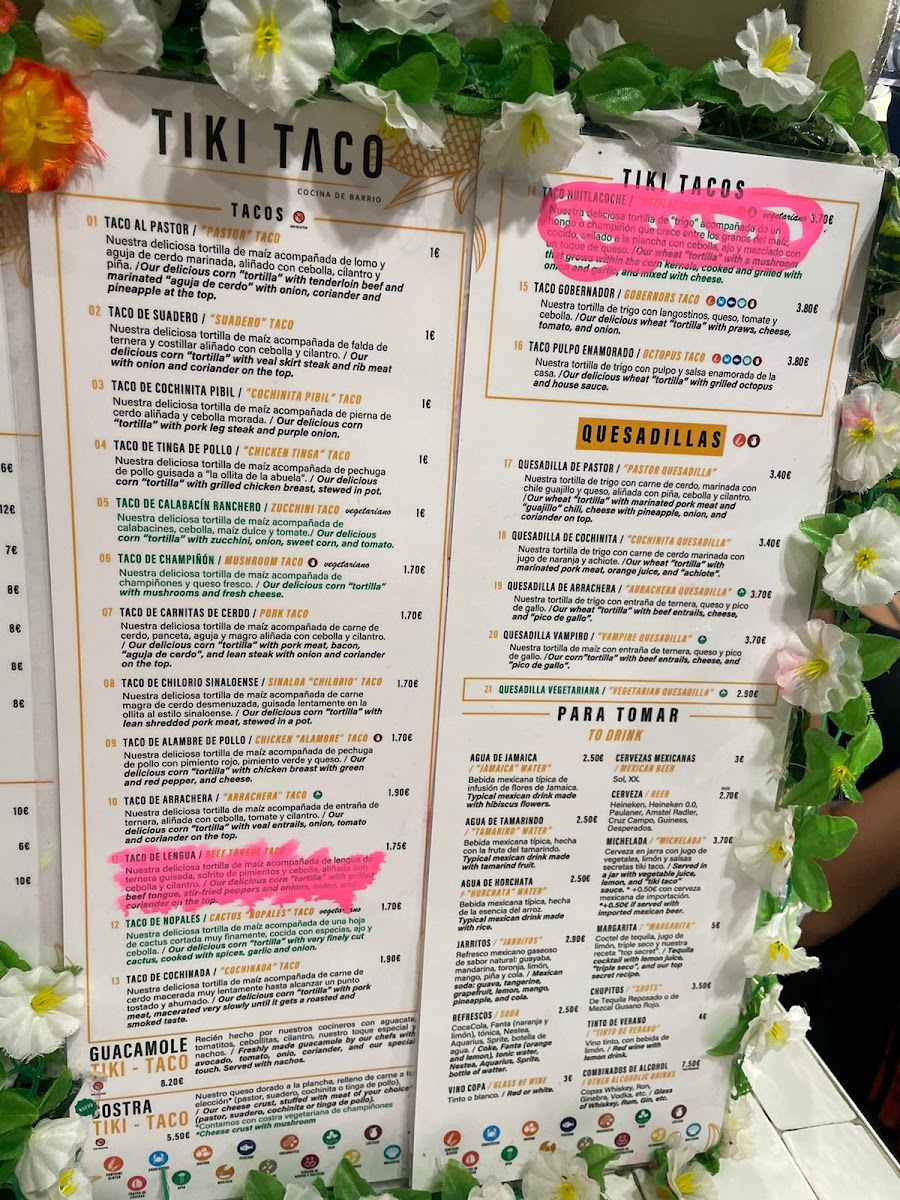 TKO Tacos Ibiza Photo Menu 3