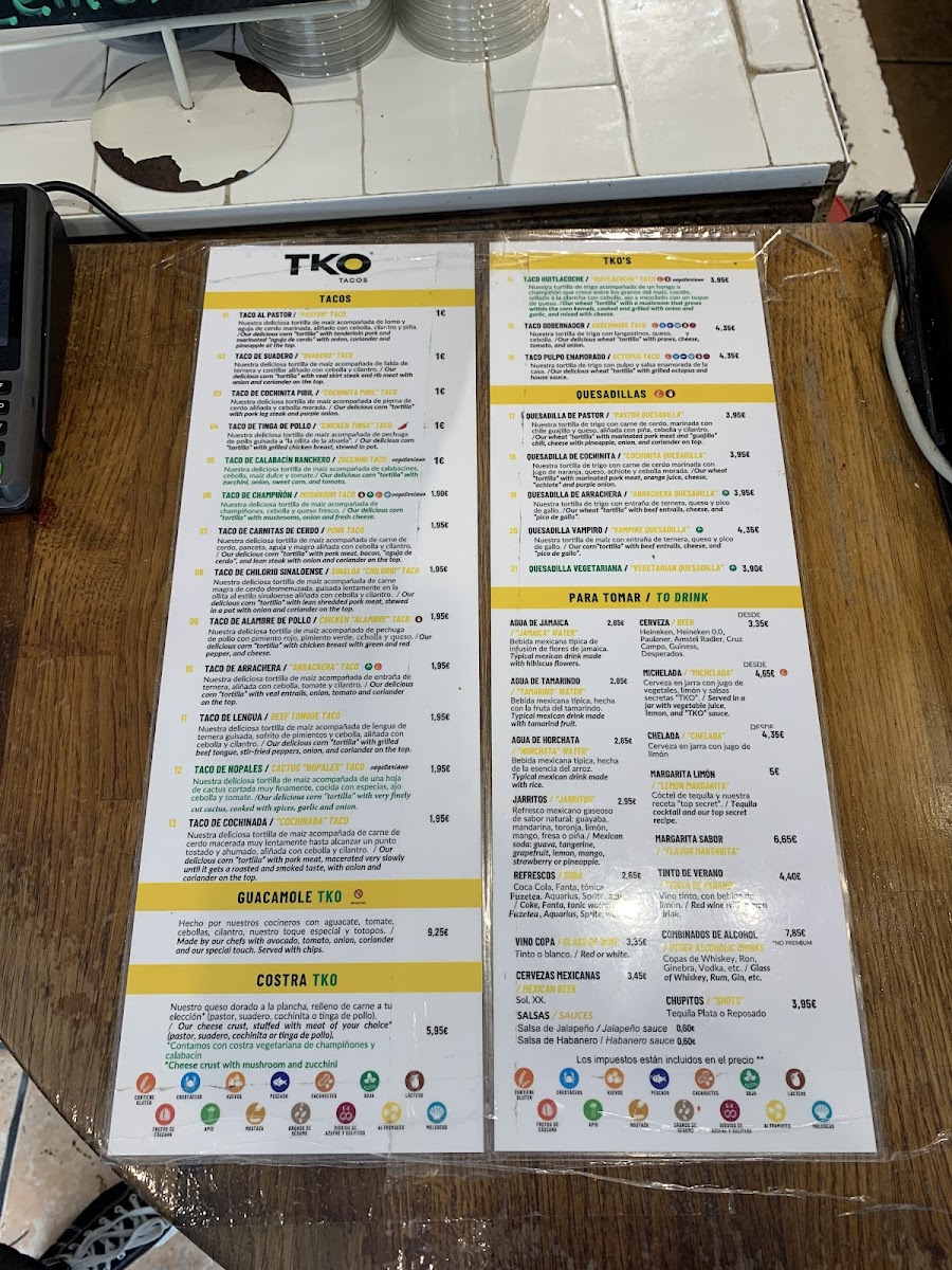 TKO Tacos Ibiza Photo Menu 4