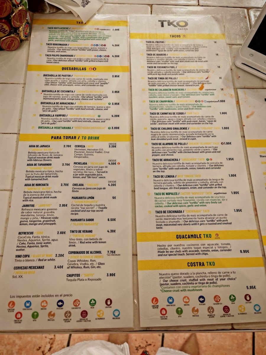TKO Tacos Ibiza Photo Menu 7