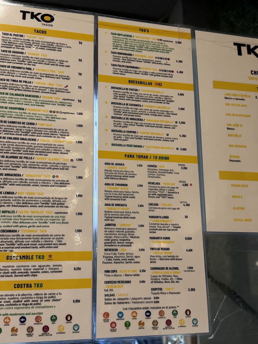 TKO Tacos Ibiza Photo Menu 9