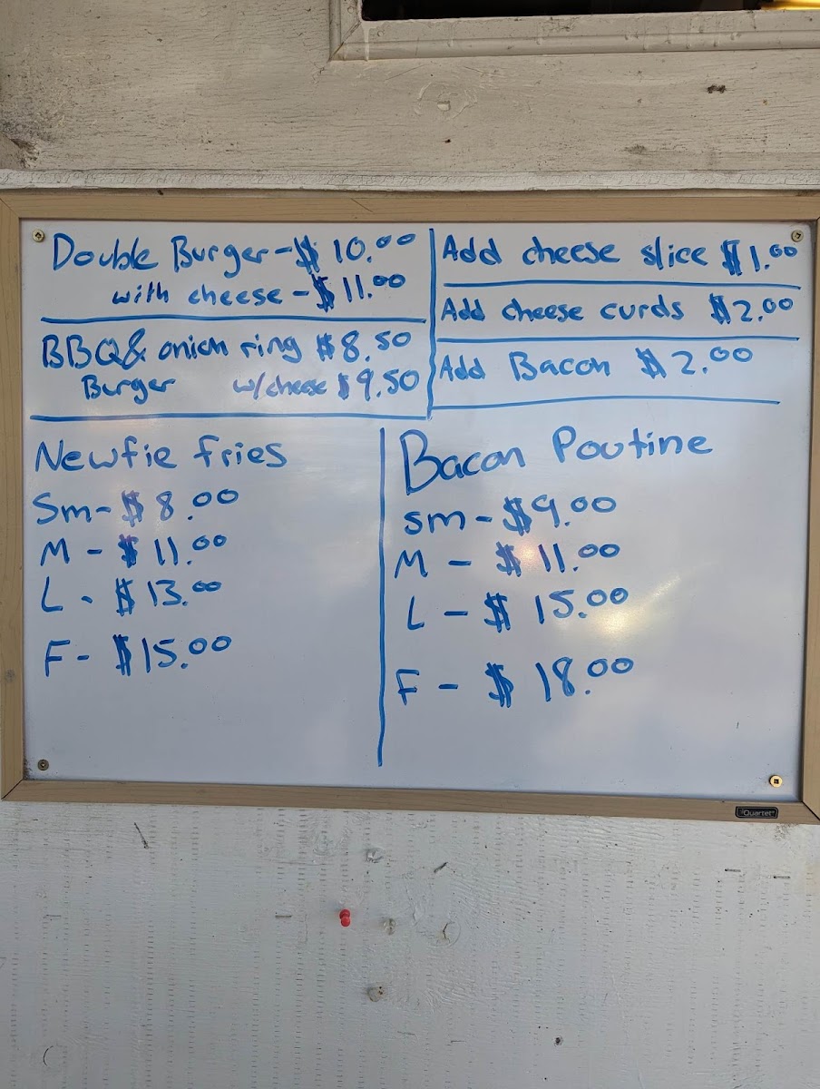 Domenic's Chip Truck Photo Menu 2