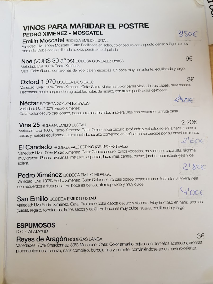 Bar & Restaurante Albores Photo Menu 10