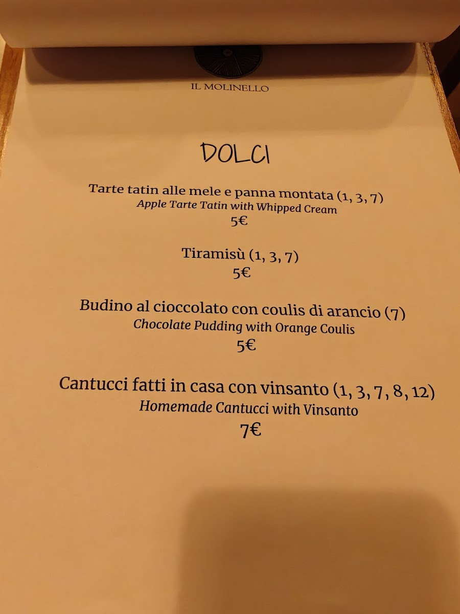 Il Molinello Ristorante Photo Menu 3