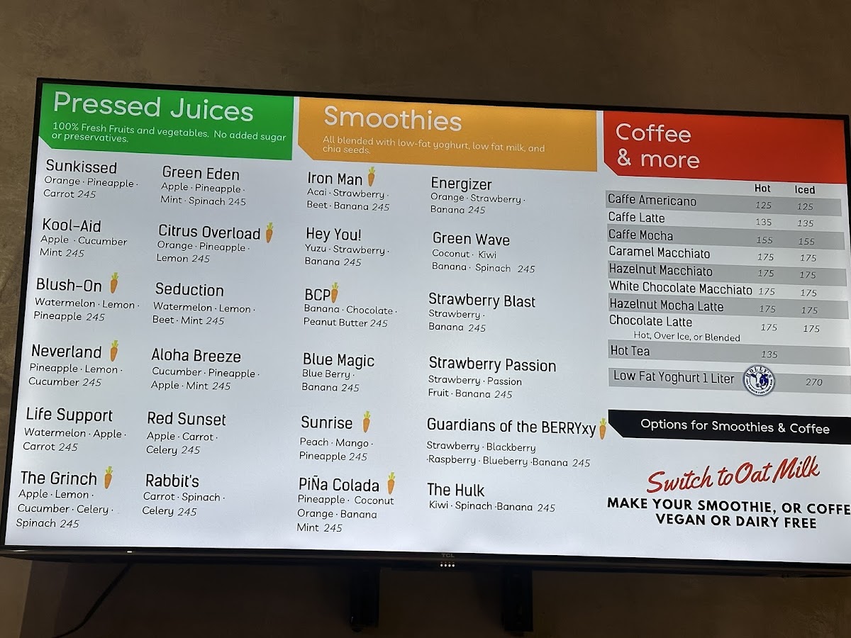Projuice - Dos Castillas Photo Menu 1