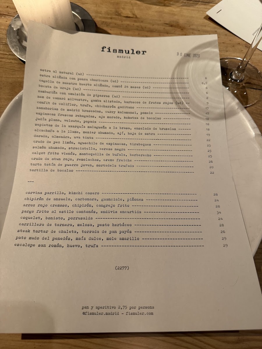 fismuler madrid Photo Menu 6