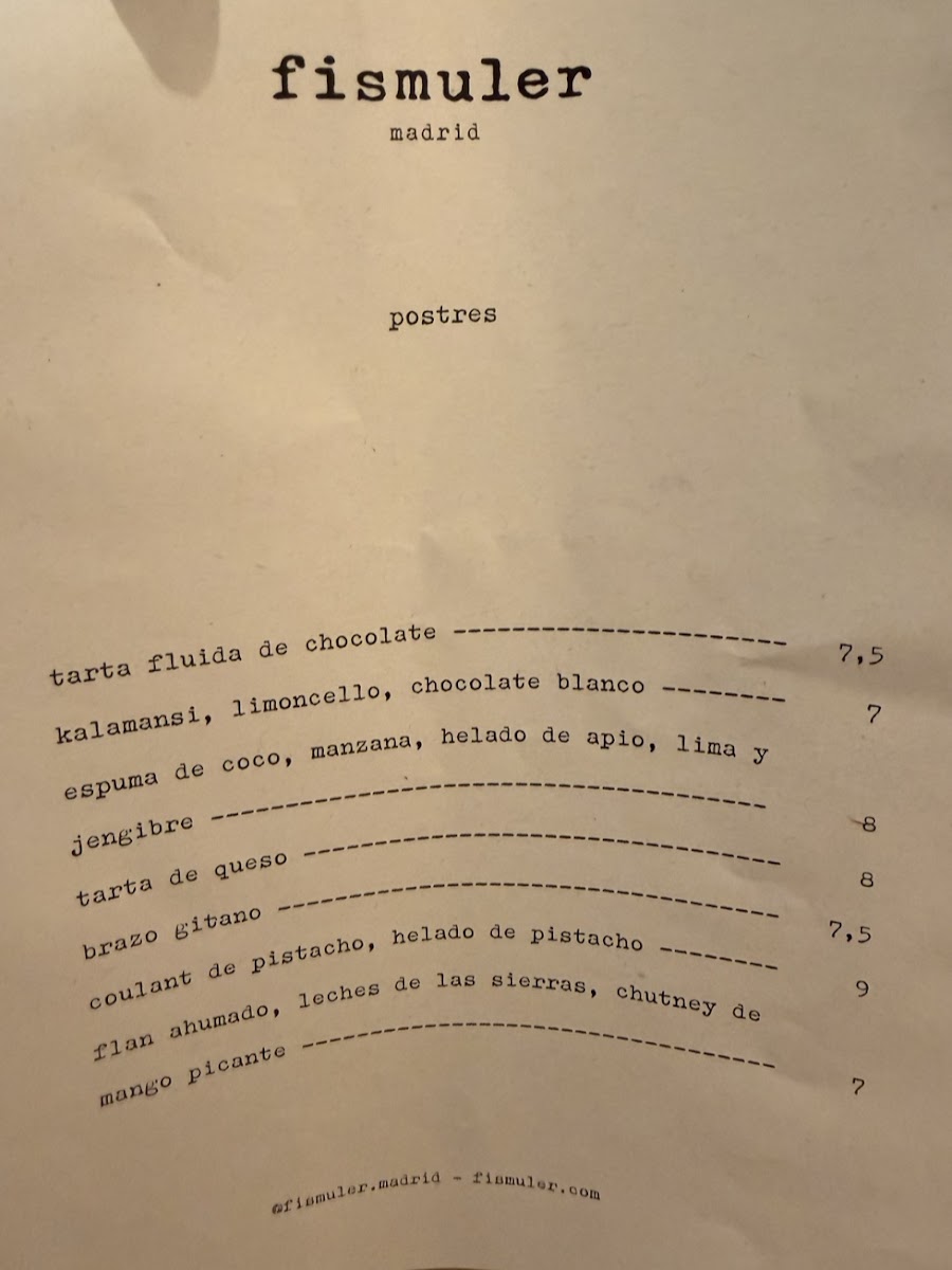 fismuler madrid Photo Menu 7