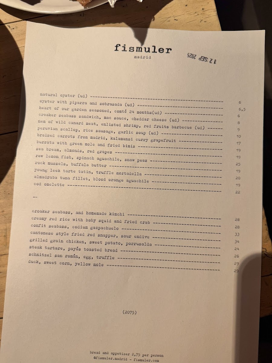 fismuler madrid Photo Menu 9