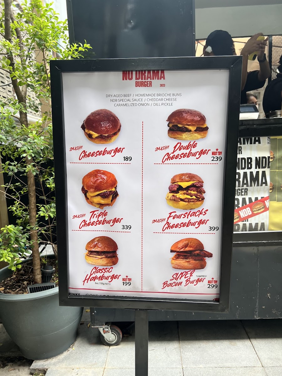 No Drama Burger - Premium Smash Burger Photo Menu 7