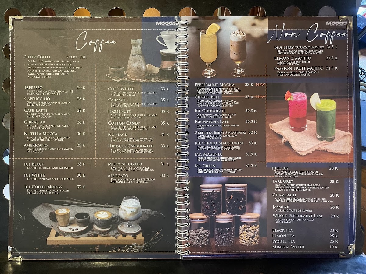 MOOGS Coffee Photo Menu 1