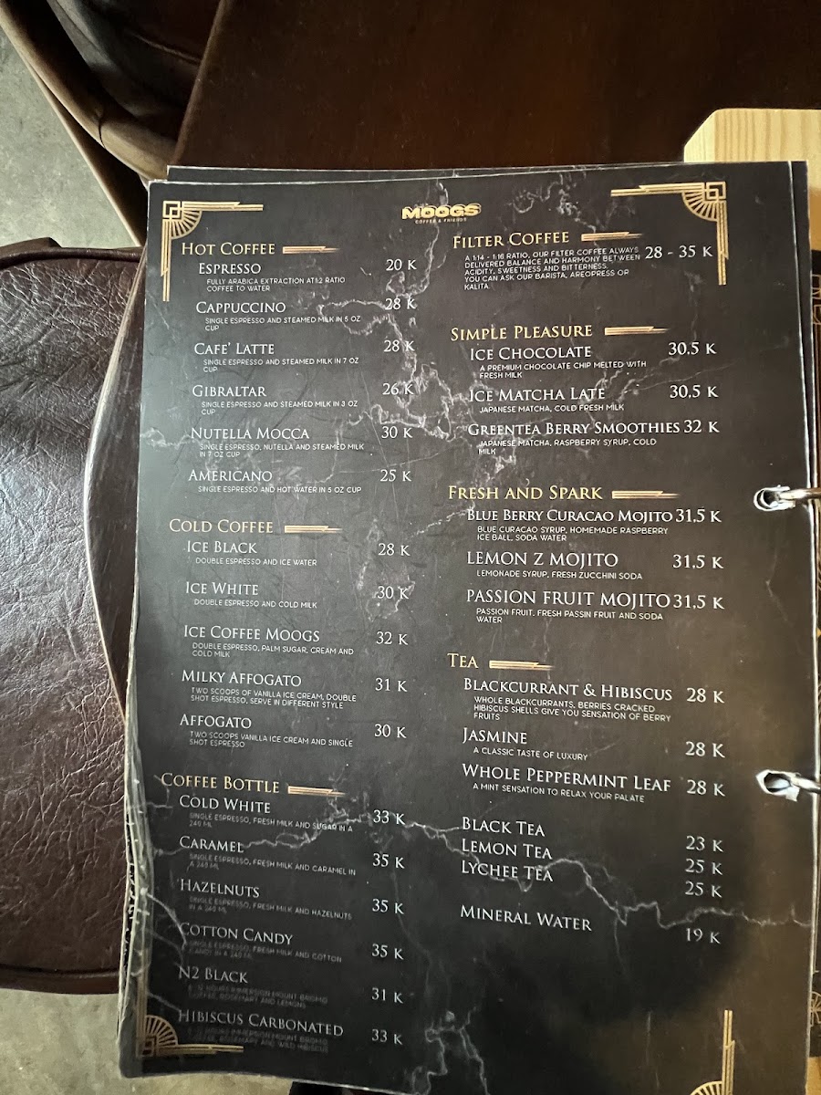 MOOGS Coffee Photo Menu 4