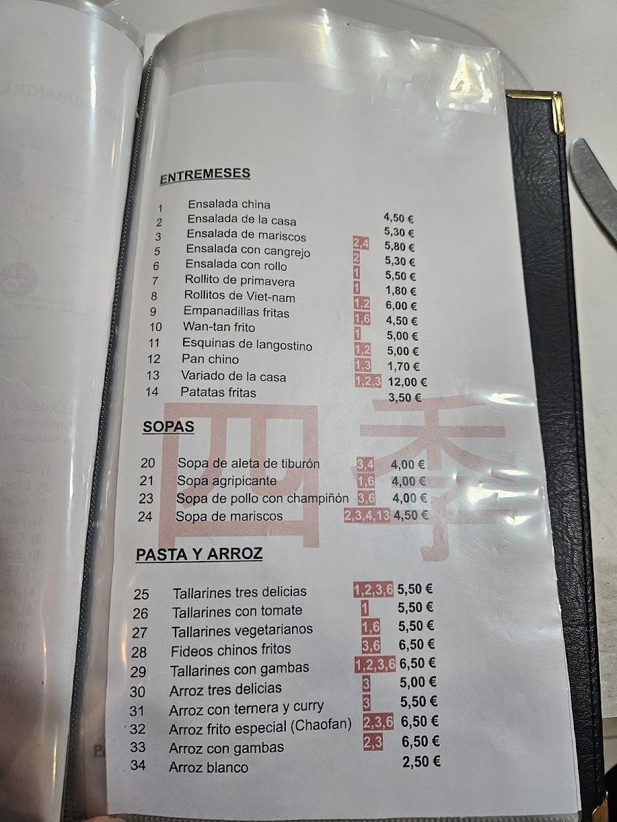 Restaurante Las 4 Estaciones Photo Menu 4