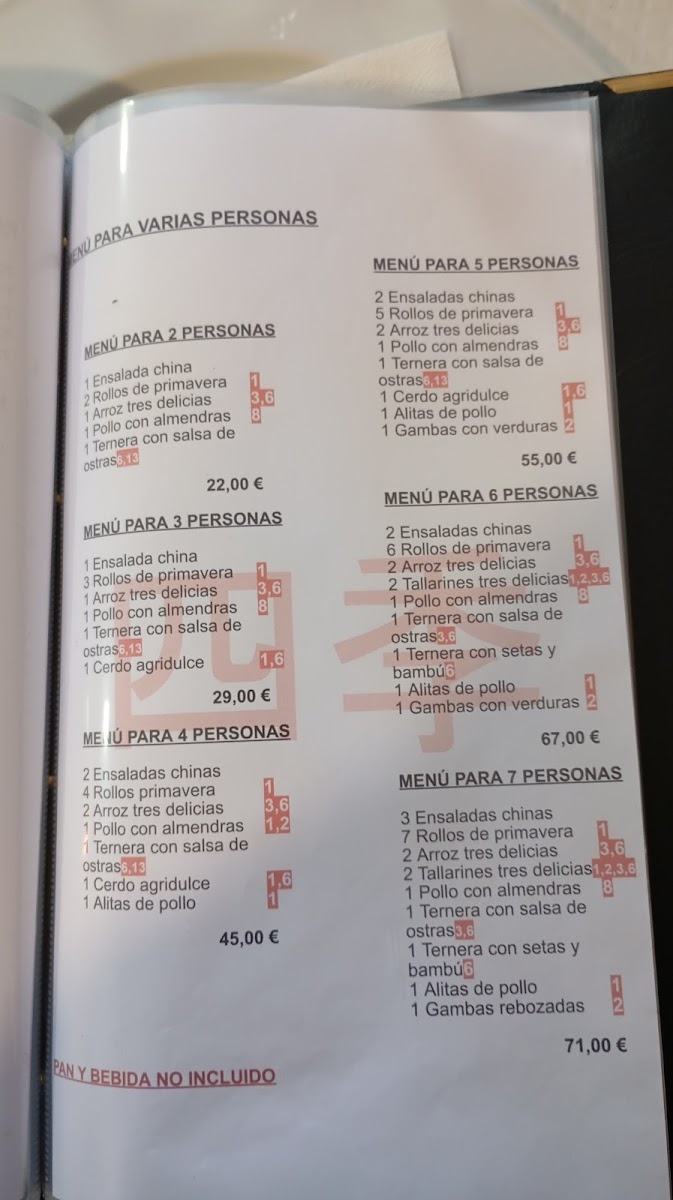 Restaurante Las 4 Estaciones Photo Menu 5