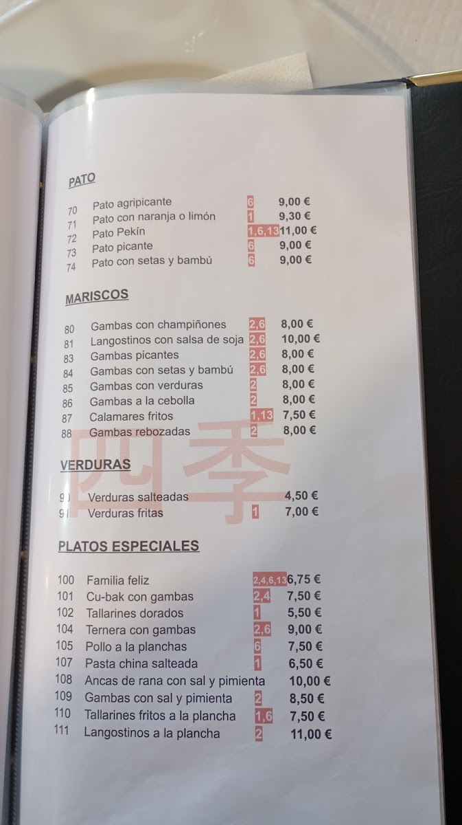 Restaurante Las 4 Estaciones Photo Menu 6