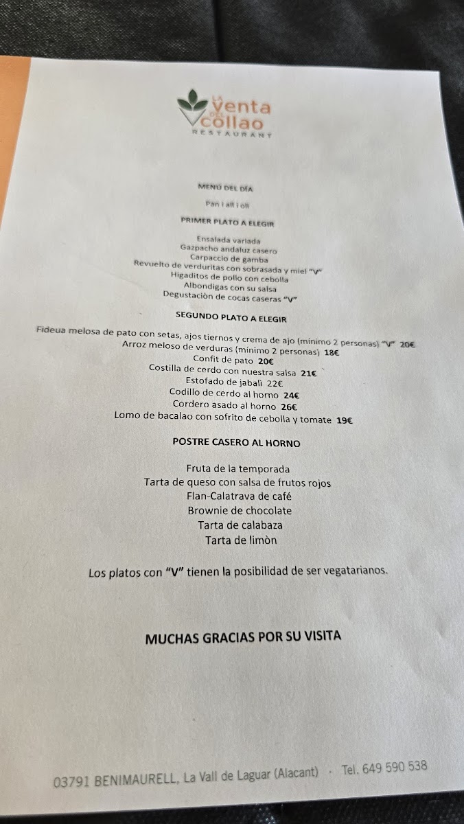La Venta Del Collao Photo Menu 1