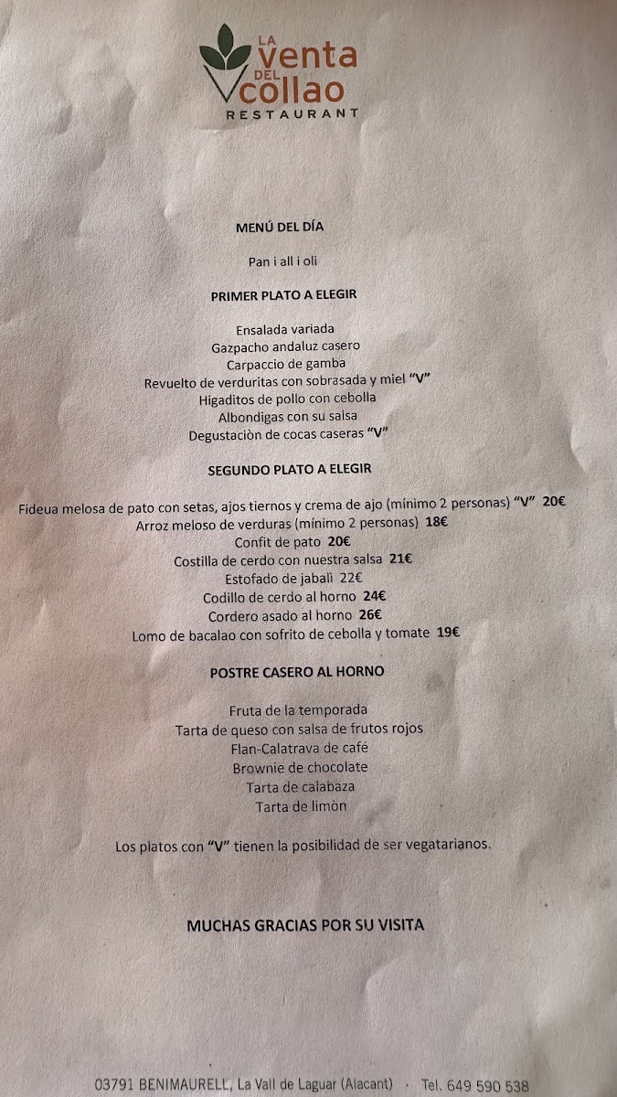 La Venta Del Collao Photo Menu 4