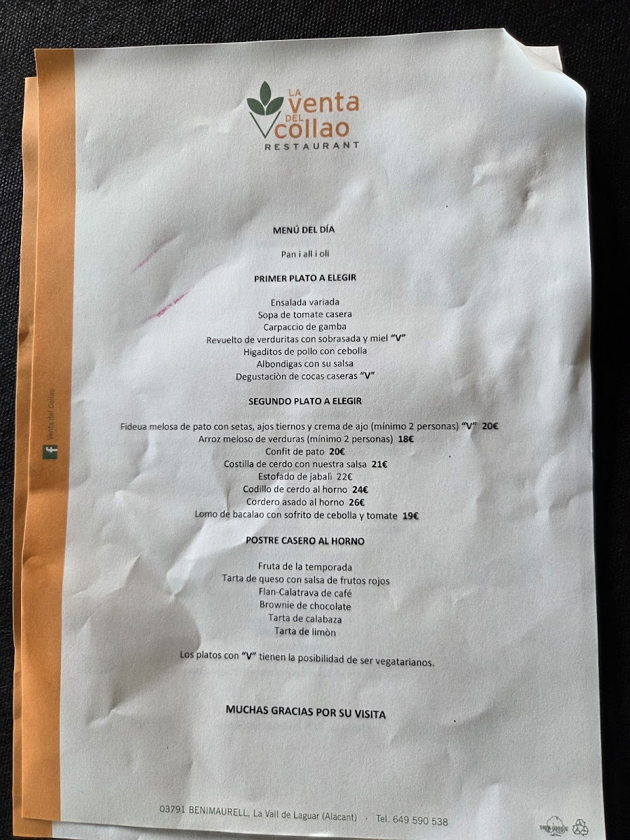 La Venta Del Collao Photo Menu 6