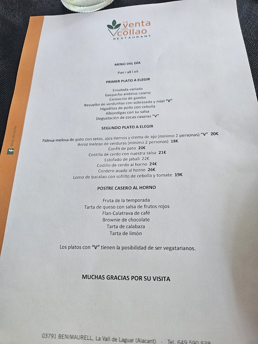 La Venta Del Collao Photo Menu 7