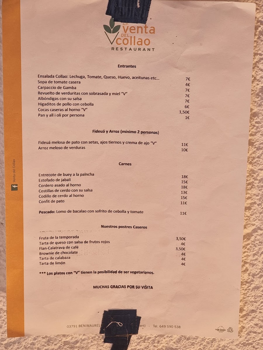 La Venta Del Collao Photo Menu 9