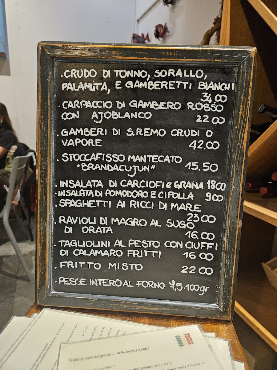 Amarea Ristorante Romolo Mare Photo Menu 10