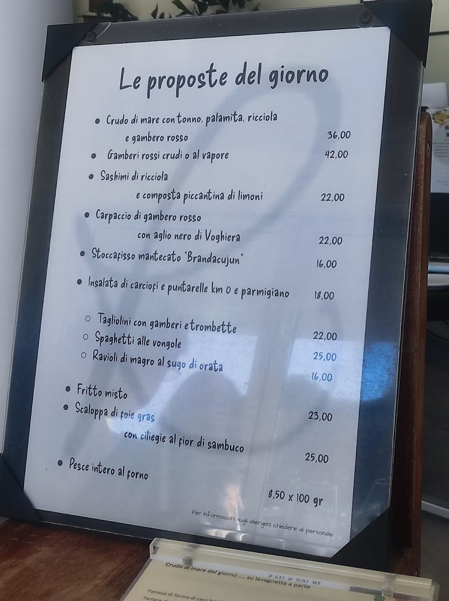 Amarea Ristorante Romolo Mare Photo Menu 9