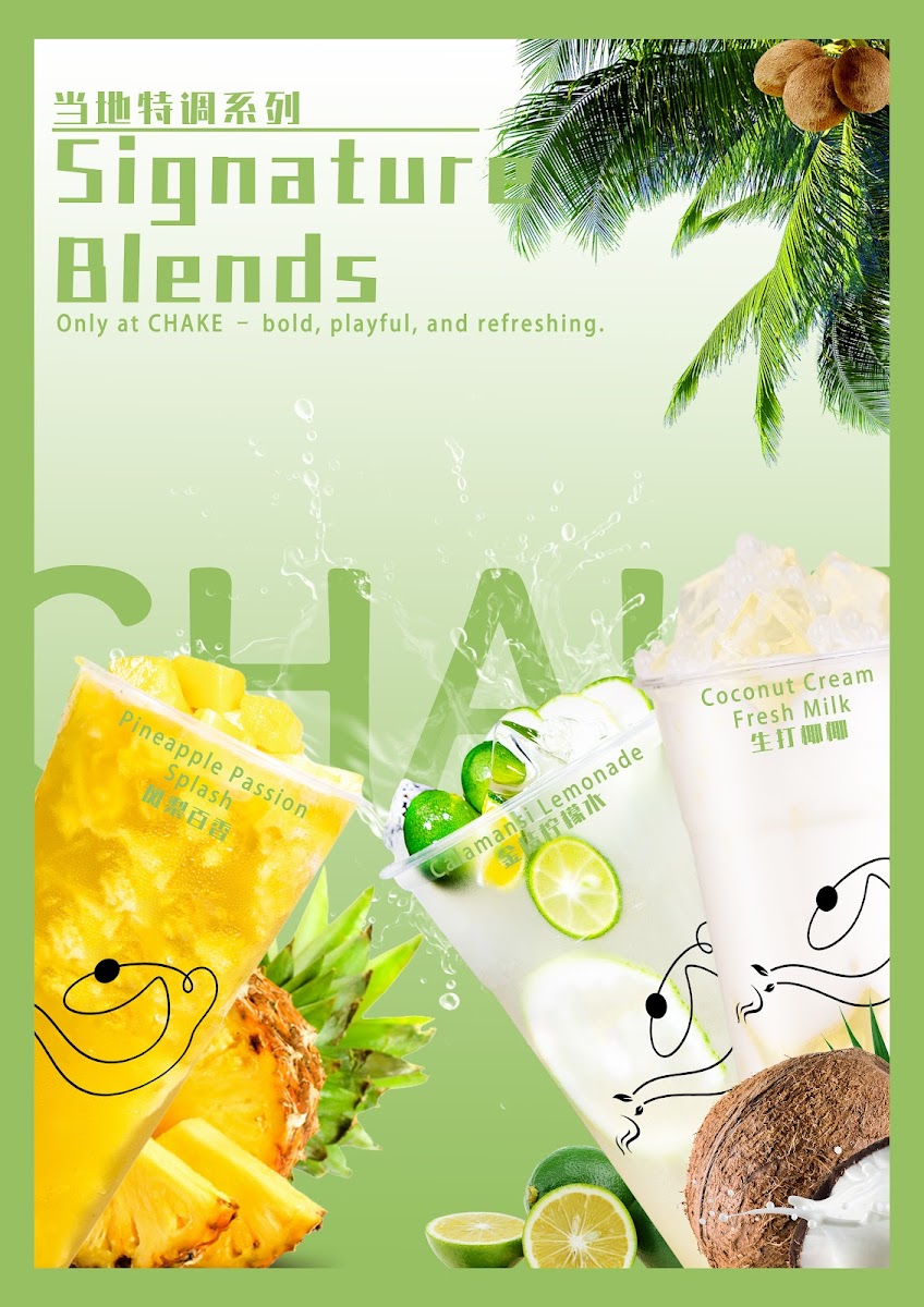 CHAKE - Bubble Tea Photo Menu 4