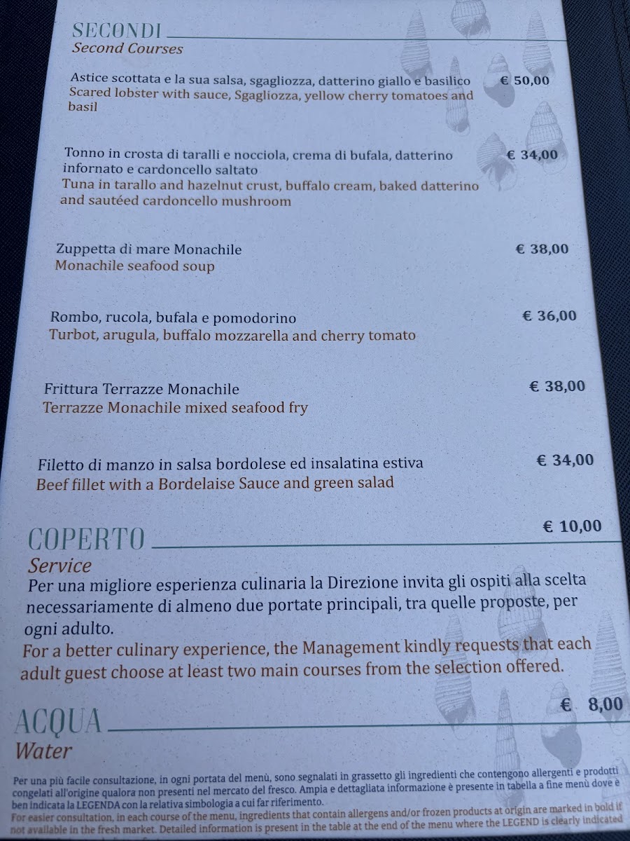 Terrazze Monachile Photo Menu 1