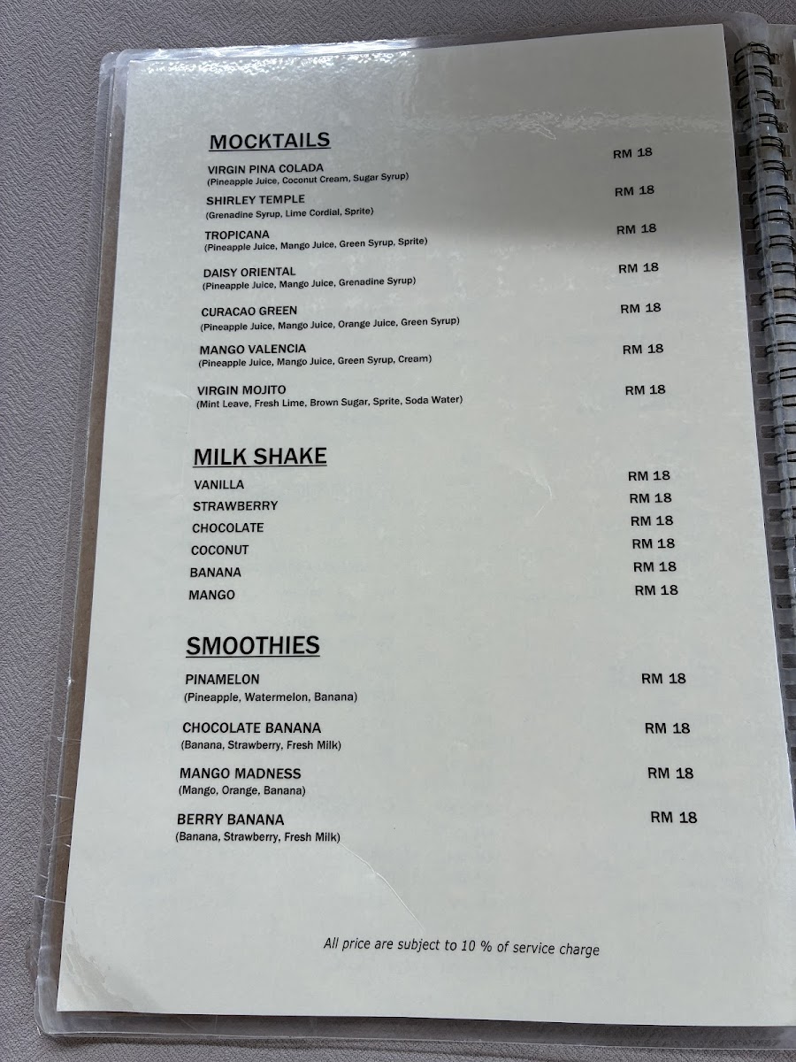 Orkid Ria Seafood Restaurant Photo Menu 6