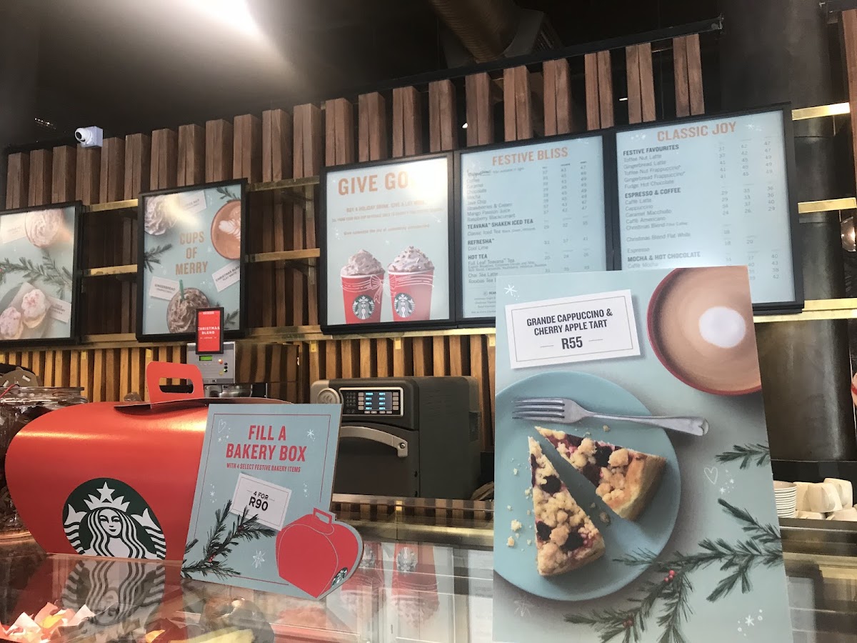 Starbucks Melrose Arch Photo Menu 4