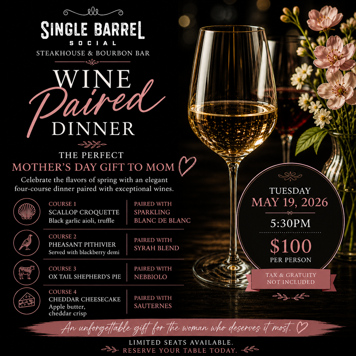 Single Barrel Social Photo Menu 1