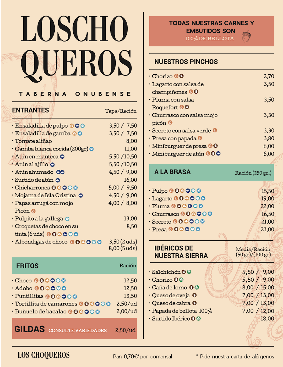 Bar restaurante Los Choqueros Photo Menu 1