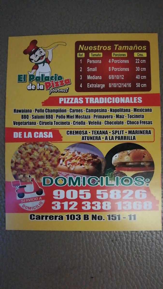 Palacio de la Pizaa Photo Menu 3