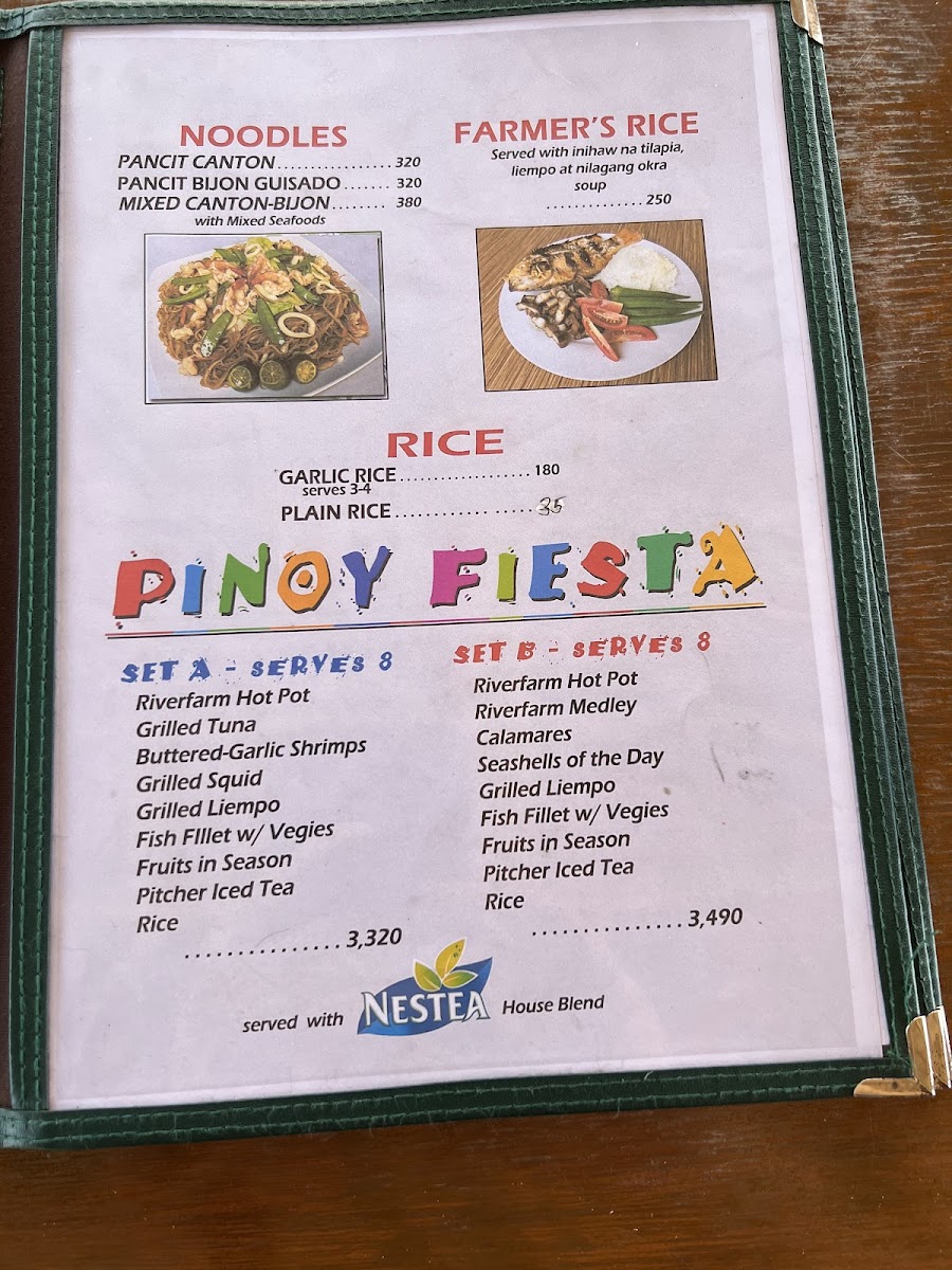 LU RiverFarm Seafood Restaurant Photo Menu 7