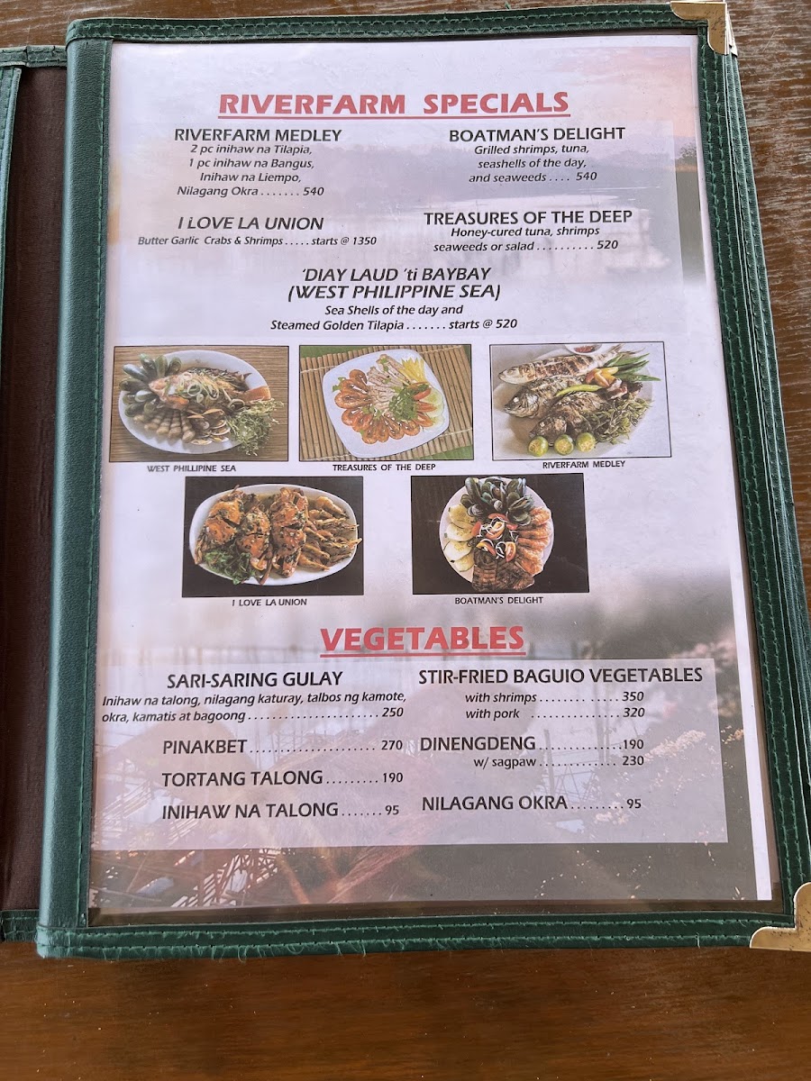 LU RiverFarm Seafood Restaurant Photo Menu 9