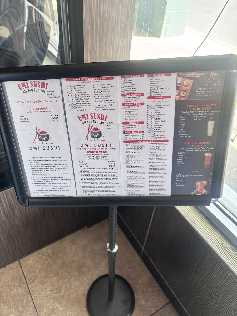 Umi Sushi All You Can Eat Photo Menu 8