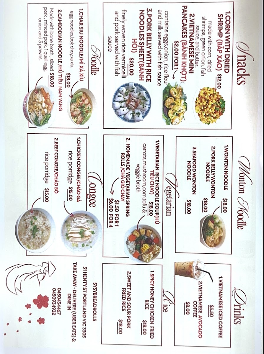sysybreadrolls Photo Menu 2