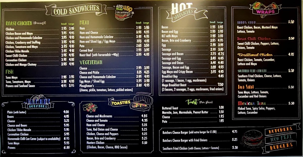 Janes Pantry Photo Menu 1
