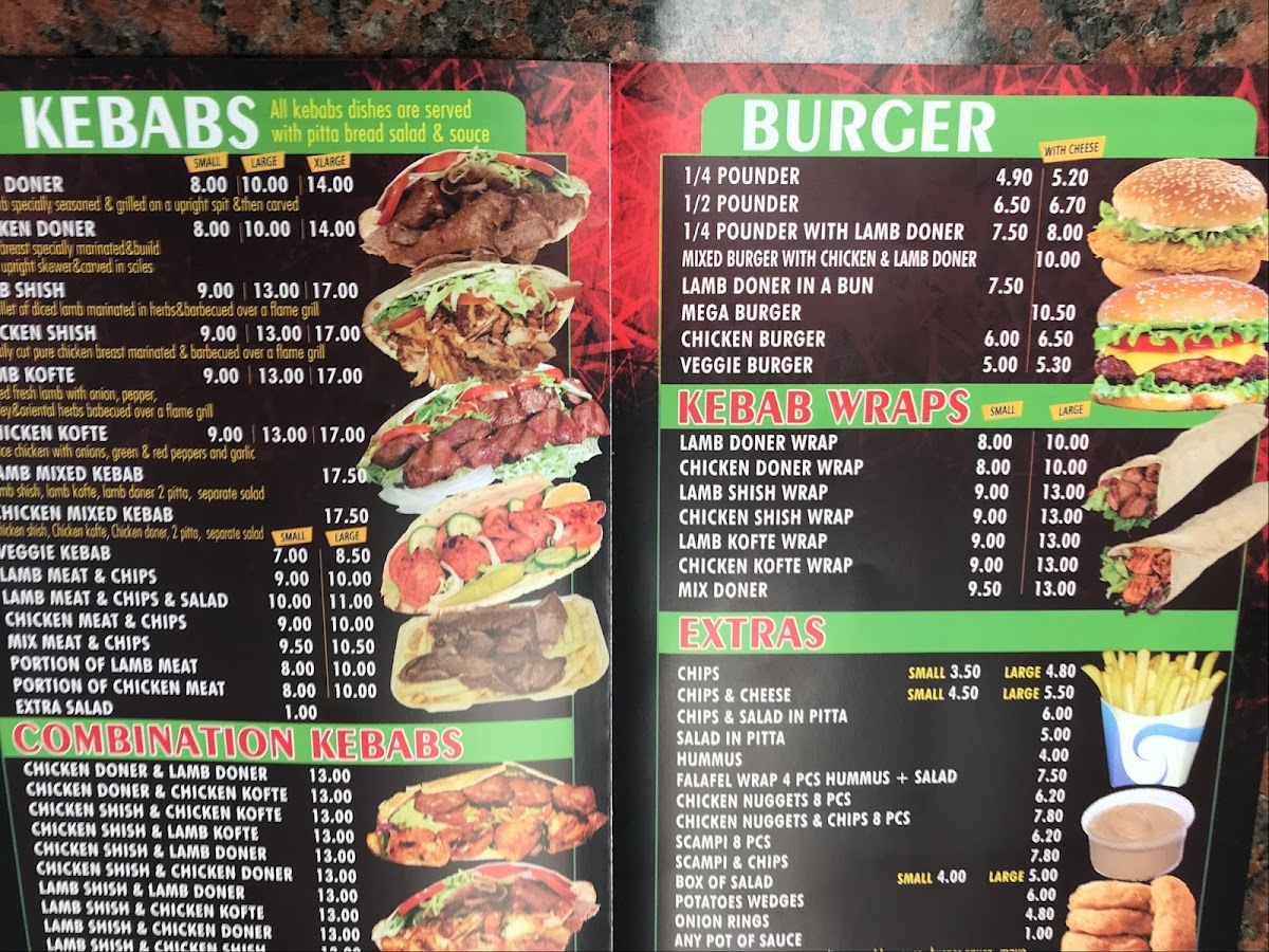 Horley Charcoal Grill Photo Menu 2