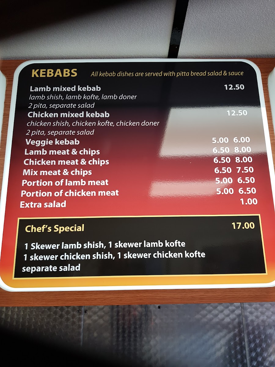 Horley Charcoal Grill Photo Menu 5