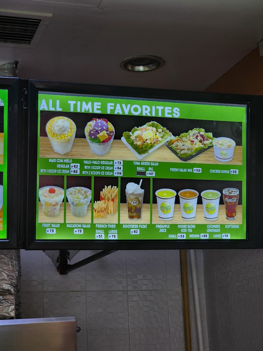 Tropical Hut Hamburger NLEX Photo Menu 3