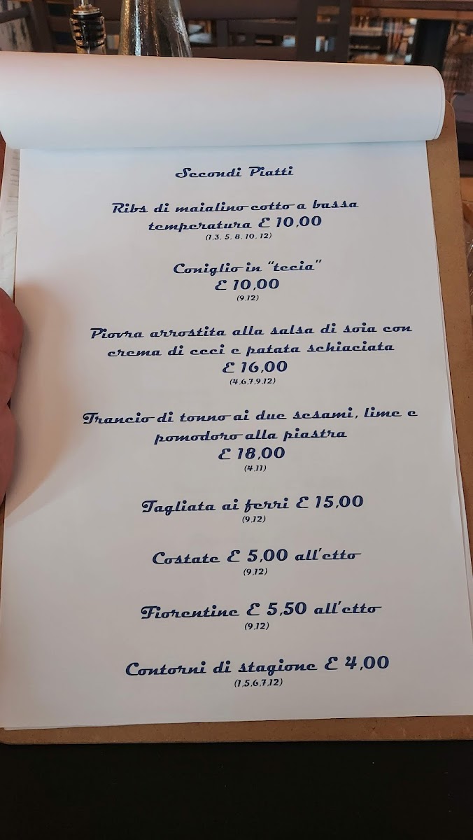 Bistrot Buon Vento Photo Menu 2